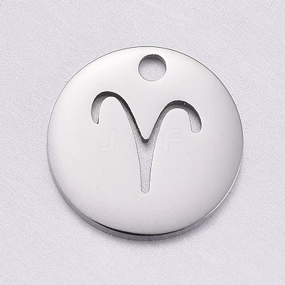 Non-Tarnish 304 Stainless Steel Charms STAS-F246-01B-1