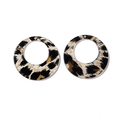 Transparent Acrylic Pendants LS-TACR-G037-B02-1