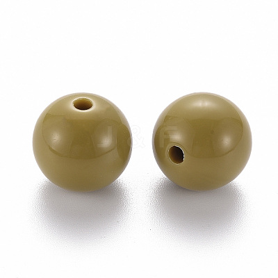 Opaque Acrylic Beads MACR-S370-C16mm-29-1