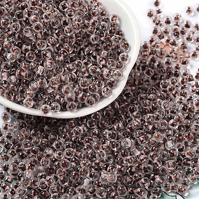 Transparent Inside Colours Glass Seed Beads X1-SEED-A032-04S-1