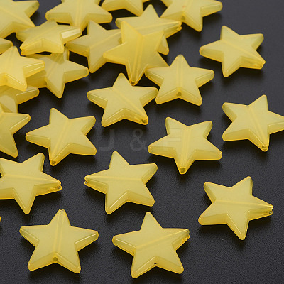 Imitation Jelly Acrylic Beads X-MACR-S373-90-E07-1