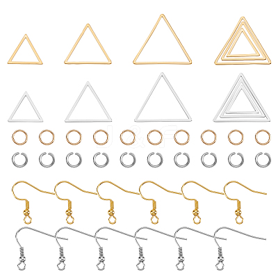Geometric Charm Drop Earrings DIY Making Kit DIY-UN0002-98-1
