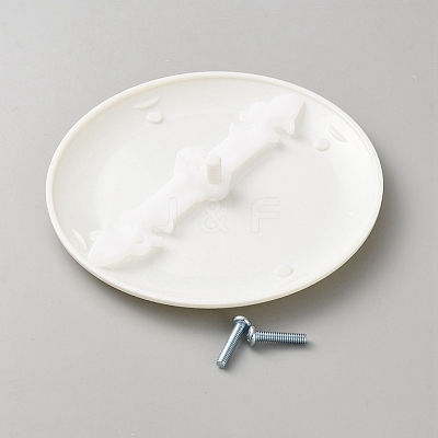 ABS Plastic Round Ceiling Box Cover Plate FIND-WH0816-087-1