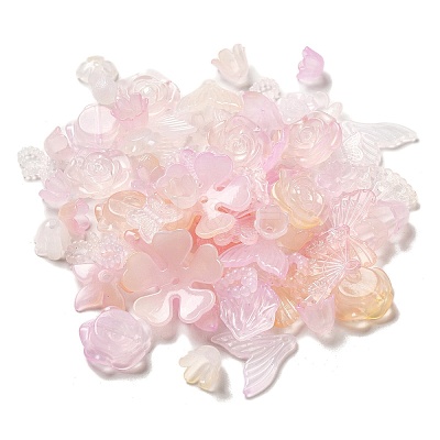 Imitation Jelly Acrylic Beads OACR-H039-02A-1