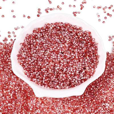 Picasso Glass Seed Beads SEED-Q041-02L-1