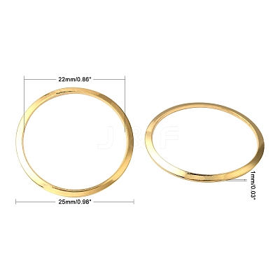 201 Stainless Steel Linking Rings X-STAS-F192-001G-03-1
