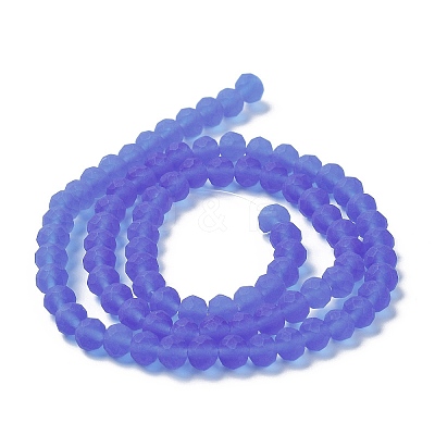 Transparent Glass Beads Strands X1-EGLA-A034-T8mm-MD31-1