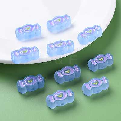 Transparent Acrylic Beads LS-MACR-S374-05B-04-1