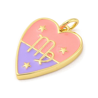 Brass Enamel Pendants LS-KK-Z077-01G-09-1