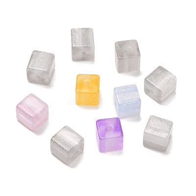 5Pcs Resin UV Reactive Beads RE-CBADA56-01-1