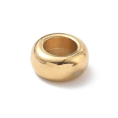 Brass European Beads KK-CBA109E-06G-1