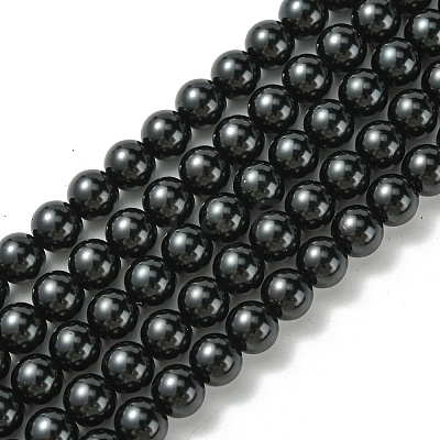 Eco-Friendly Dyed Glass Pearl Round Beads Strands HY-A002-8mm-RB080-1