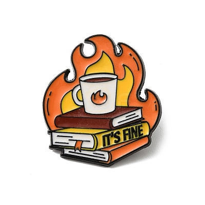 Fine Thmem Enamel Pin JEWB-K018-30C-EB-1