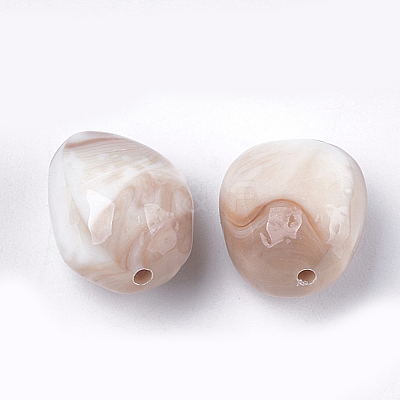 Acrylic Beads OACR-S029-019J-1