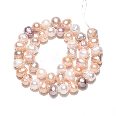 Natural Cultured Freshwater Pearl Beads Strands PEAR-N013-07O-1