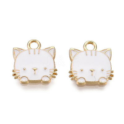 Eco-Friendly Zinc Alloy  Pendants X-ENAM-R051-01-03G-NR-1