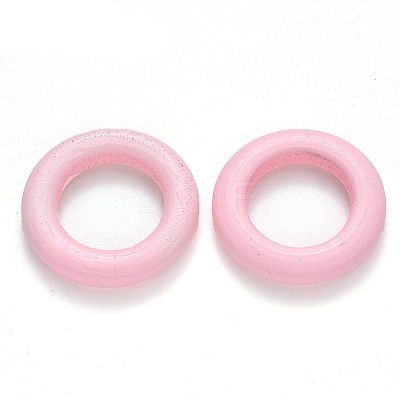 Spray Painted Maple Wood Linking Rings WOOD-N005-06B-1