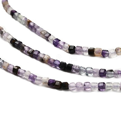 Natural Purple Fluorite Beads Strands G-RM2025-32A-04-1