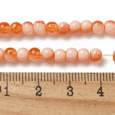 Crackle Glass Beads Strands GLAA-U001-4mm-10-1