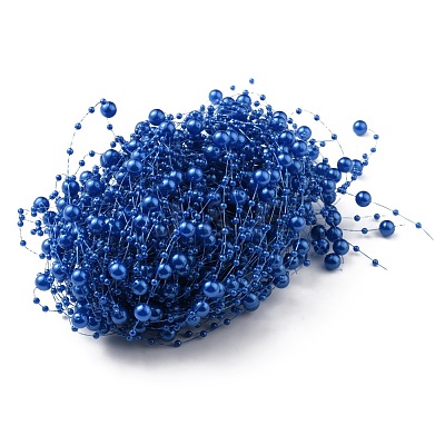 ABS Plastic Bead Garland Strand OCOR-WH0080-07D-1