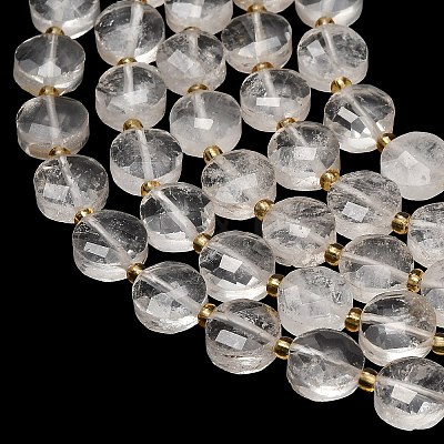 Natural Quartz Crystal Beads Strands G-B094-A37-01-1