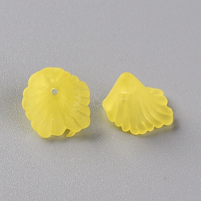 Frosted Acrylic Bead Caps MACR-S371-10A-717-1