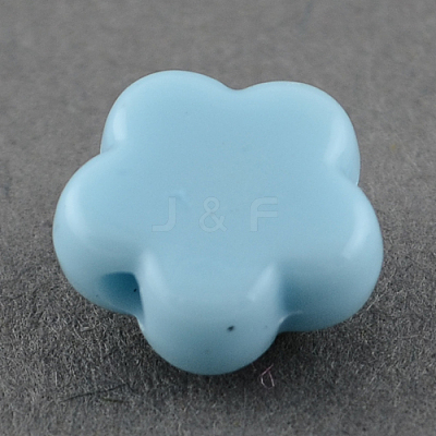 Opaque Acrylic Beads SACR-R796-01-1