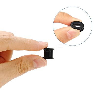6Pcs 3 Colors Pulley Silicone Ear Gauges Flesh Tunnels Plugs FIND-YW0001-18C-1