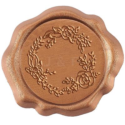 50Pcs Adhesive Wax Stamp Stickers DIY-CP0005-82J-1