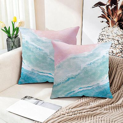 Square Polyester Pillow Case LS-AJEW-WH20080-67A-1