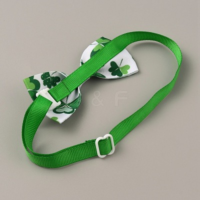 Adjustable Cloth Pet Bow Ties AJEW-WH0258-563I-1