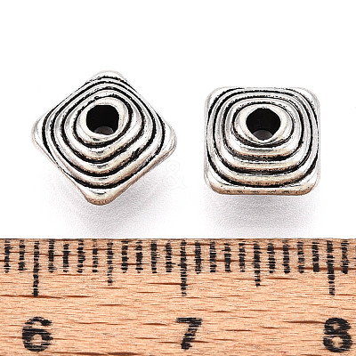 Tibetan Style Alloy Beads TIBE-N013-07AS-1