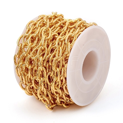 Textured Brass Cable Chain CHC-G012-01G-1
