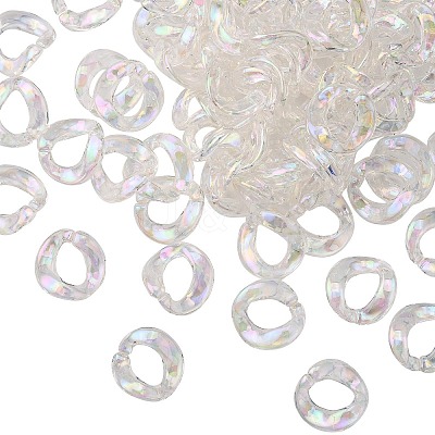 Transparent Acrylic Linkings Rings PACR-N010-035-1