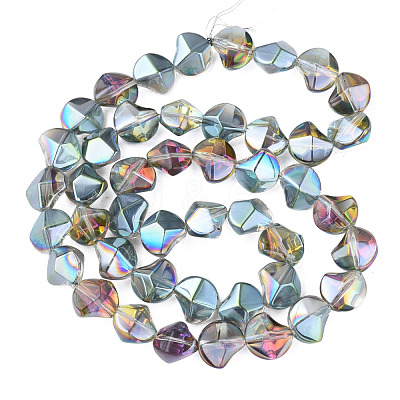 Electroplate Glass Beads Strands EGLA-N008-019-A03-1