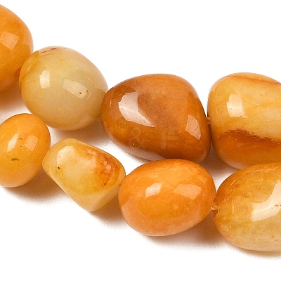 Natural Yellow Aventurine Beads Strands G-C257-02-1