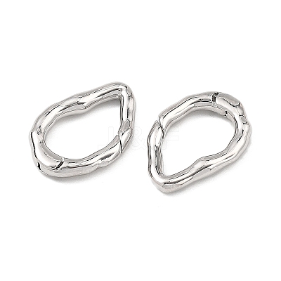 SHEGRACE Brass Spring Gate Rings XGRQ58021-761P-1