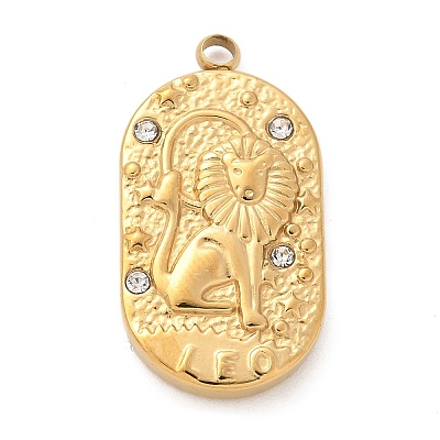 304 Stainless Steel Pendants LS-STAS-F349-03G-06-1