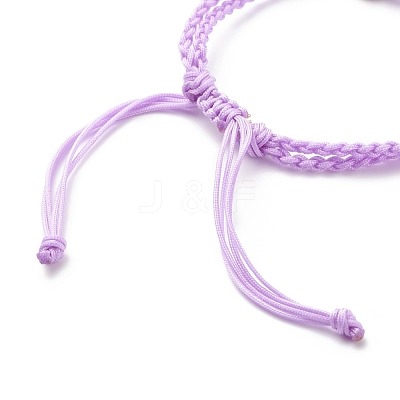 Adjustable Braided Nylon Cord Macrame Pouch Bracelet Making AJEW-JB01133-1