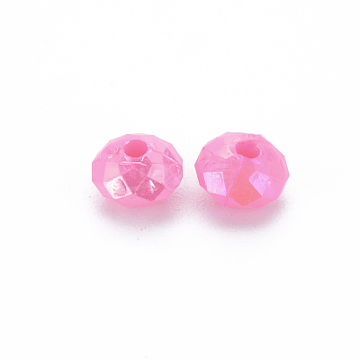 Opaque Acrylic Beads MACR-Q239-018C-07-1