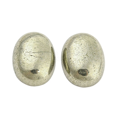 Natural Pyrite Cabochons G-G013-02C-1