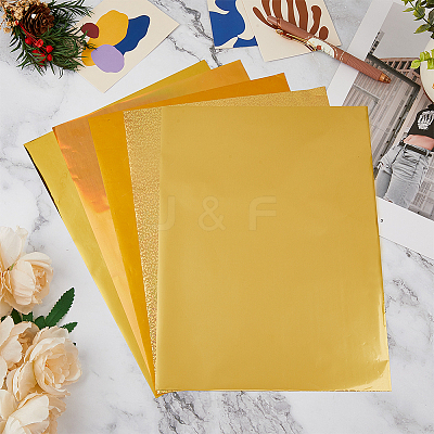 50Pcs 5 Styles PET Stamping Hot Foil Paper DIY-FH0006-17-1