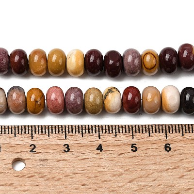 Natural Mookaite Beads Strands G-A280-A25-02-1