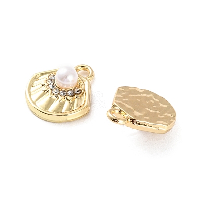 Rack Plating Alloy Pendants FIND-M038-06G-1