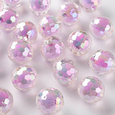 Transparent Acrylic Beads TACR-S152-14B-A03-1