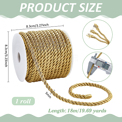 3-Ply Polyester Cord OCOR-WH0033-17C-WH-1