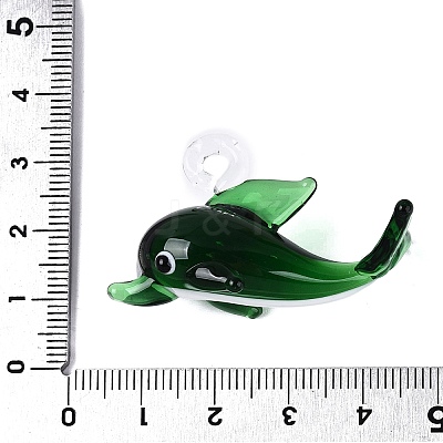 Handmade Lampwork Pendants LAMP-N034-23C-1