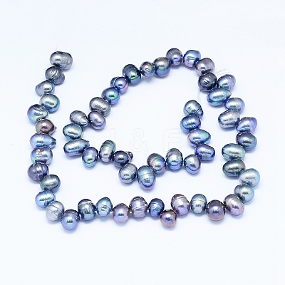 Natural Cultured Freshwater Pearl Beads Strands PEAR-G004-03B-01A-X-1