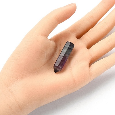 Natural Fluorite Pointed Beads G-YW0001-40-1