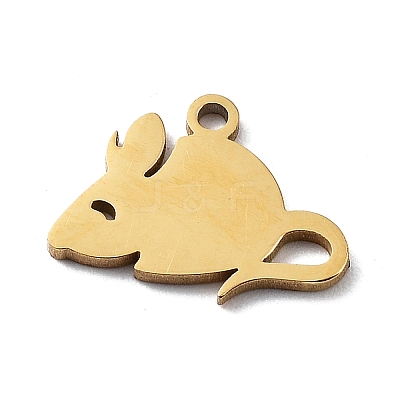 304 Stainless Steel Charms STAS-K272-01D-G-1